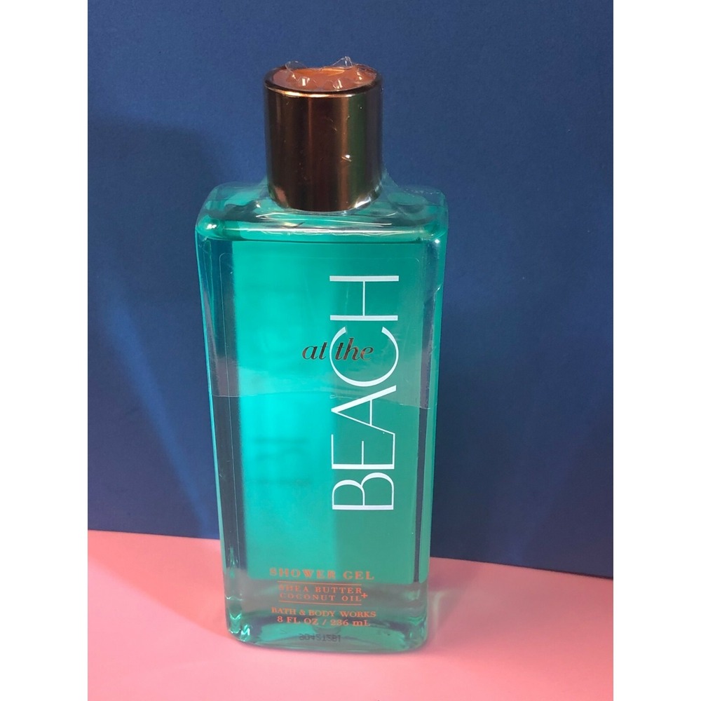 Bath & Body Works "AT THE BEACH" Shower Gel ~ Shea Butter + Coconut Oil ~ 8 oz